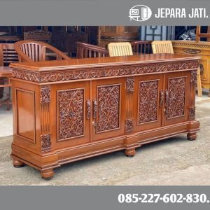 Bufet Pendek Jati Bufet Pendek Jati Ukir Asli Jepara